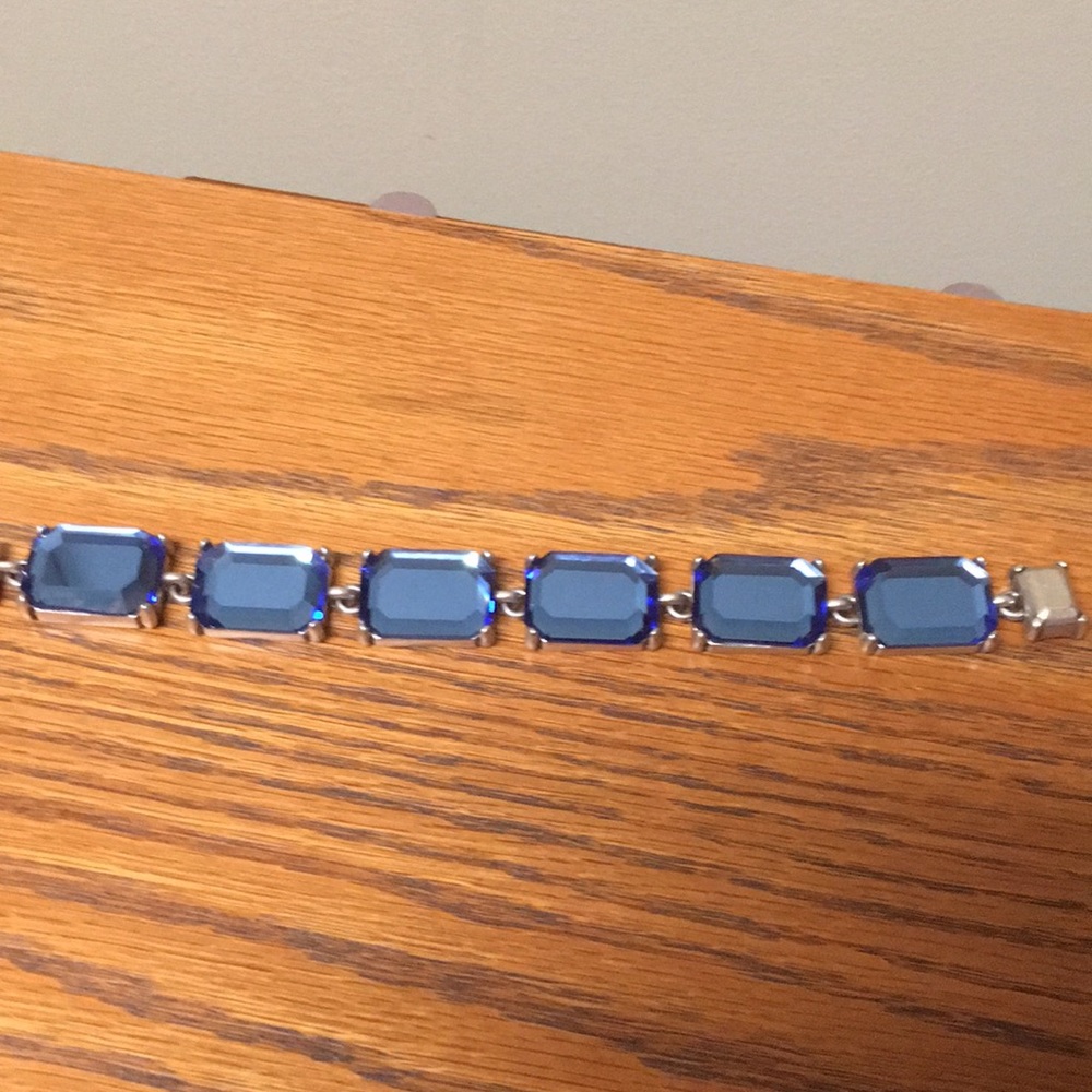 Chico’s Blue jeweled magnetic bracelet